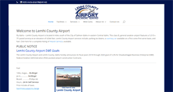 Desktop Screenshot of lemhicountyairport.com